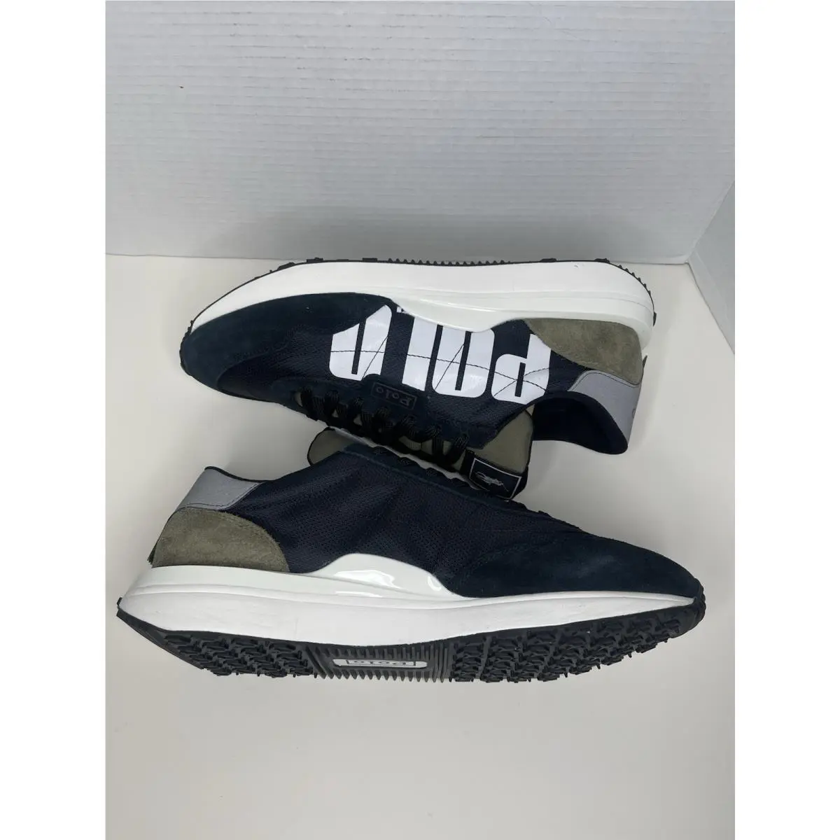 Ralph Lauren shoes - Polo Ralph Lauren Train 89 V2 - Black & Olive 7