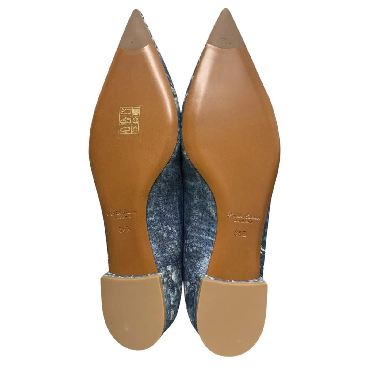 Ralph Lauren shoes - Flowers - Flowers - Blue 1