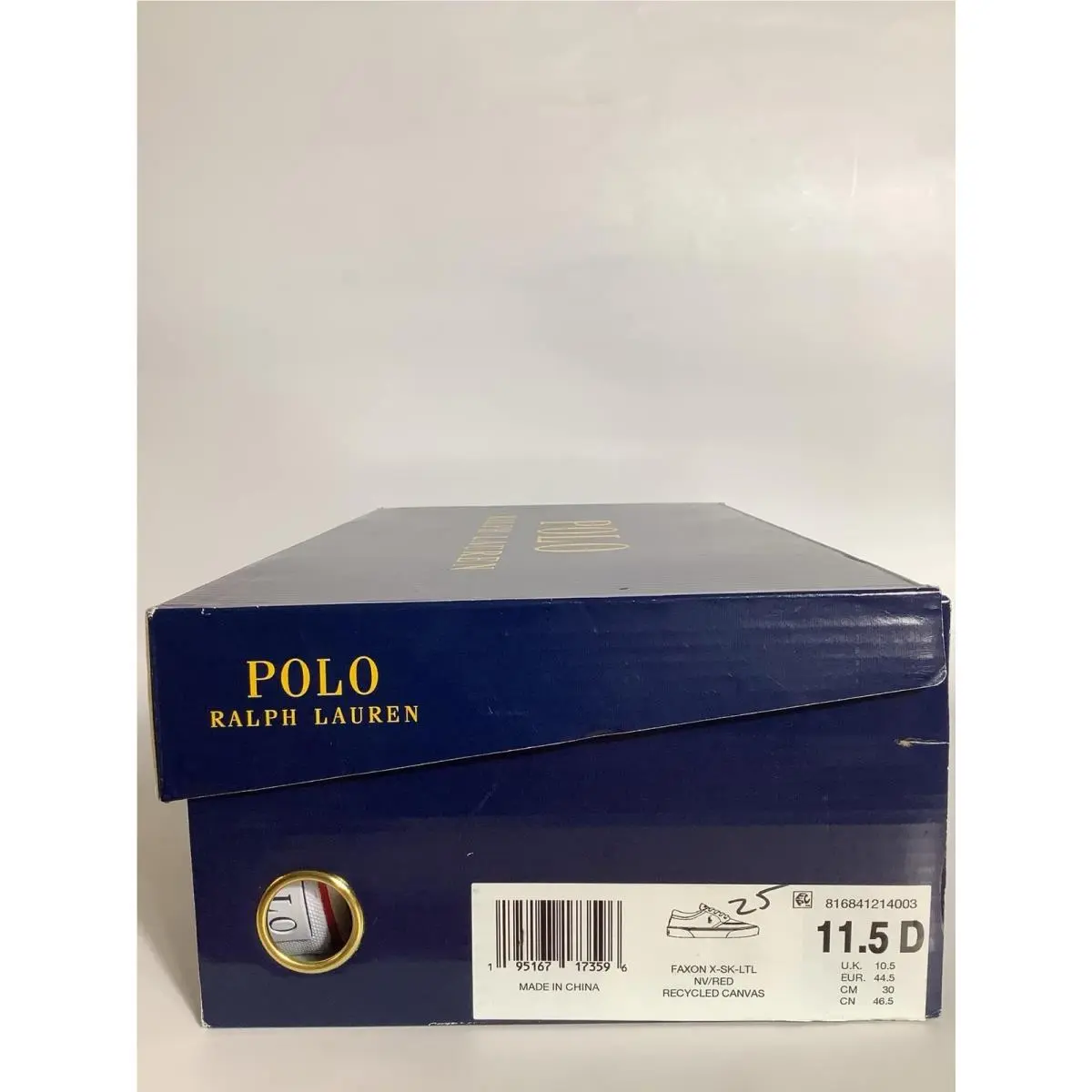 Ralph Lauren shoes - Polo Ralph Lauren - Faxon X - Navy Blue, Red & White 5