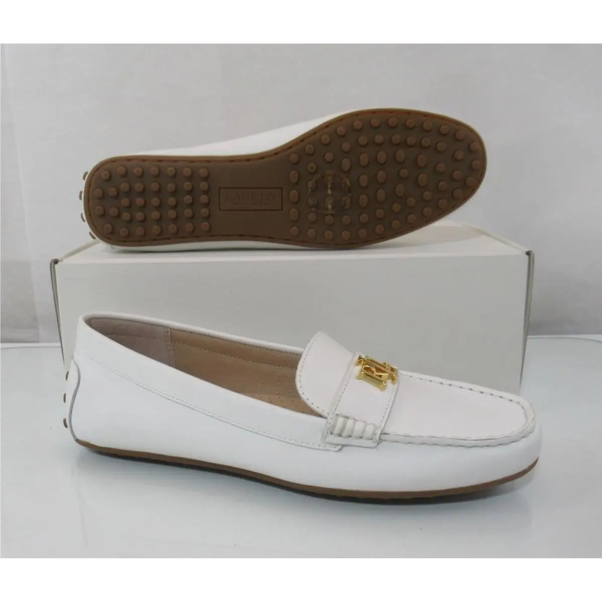 Ralph Lauren shoes - Ralph Lauren Barnsbury - Barnsbury - 802925635001 - White (UPC: 0197205246484) 9
