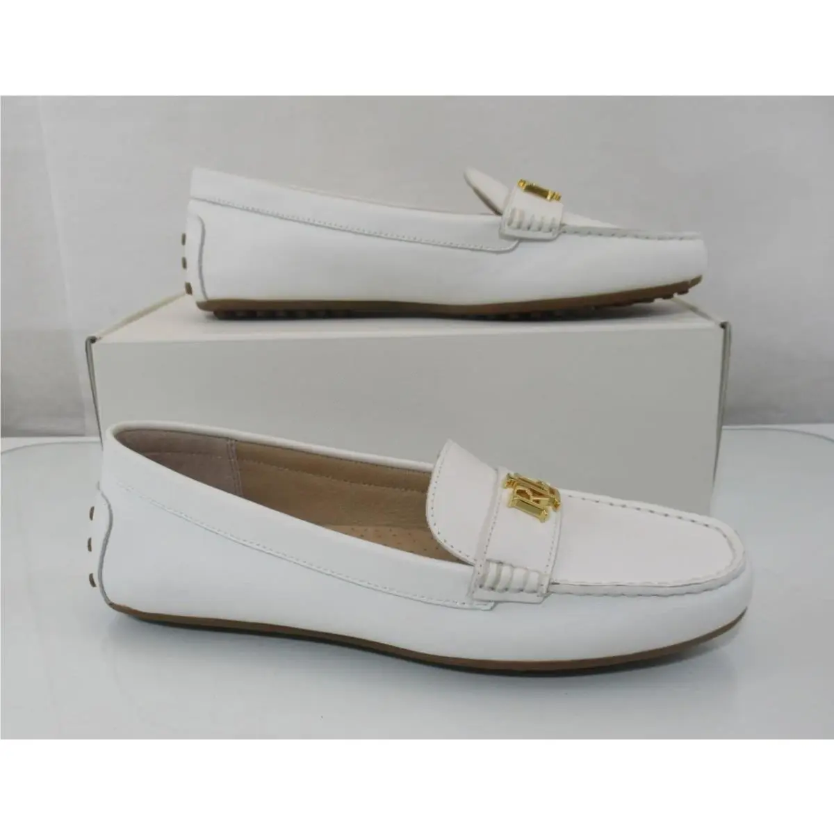 Ralph Lauren shoes - Ralph Lauren Barnsbury - Barnsbury - 802925635001 - White (UPC: 0197205246484) 1
