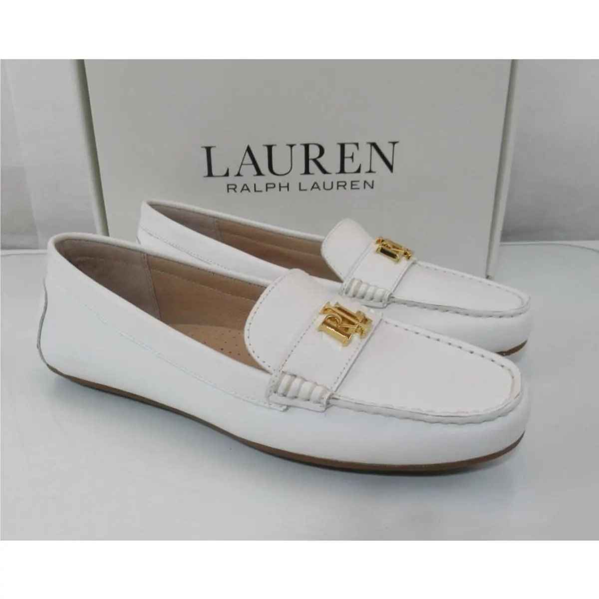Ralph Lauren shoes - Ralph Lauren Barnsbury - Barnsbury - 802925635001 - White (UPC: 0197205246484) 3