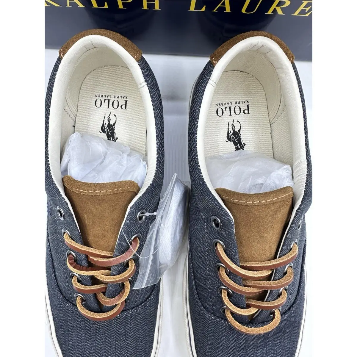 Ralph Lauren shoes - POLO RALPH LAUREN Keaton Suede-Trim - Danim/Navy (UPC: 195167177570) 1