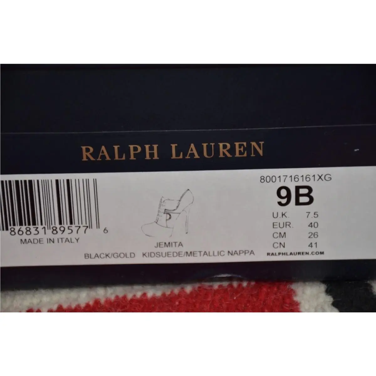 Ralph Lauren shoes - Black (UPC: 190328395046) 7