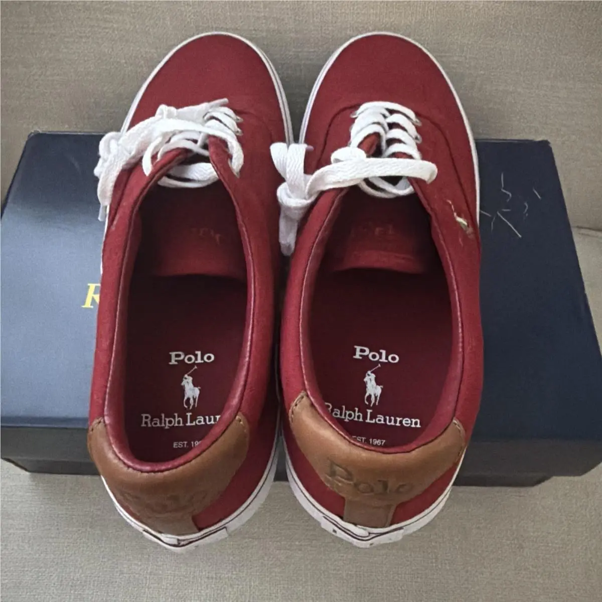 Ralph Lauren shoes - Polo Ralph Lauren Thornton-Sk-Vlc - Polo - Red (UPC: 191232158109) 2