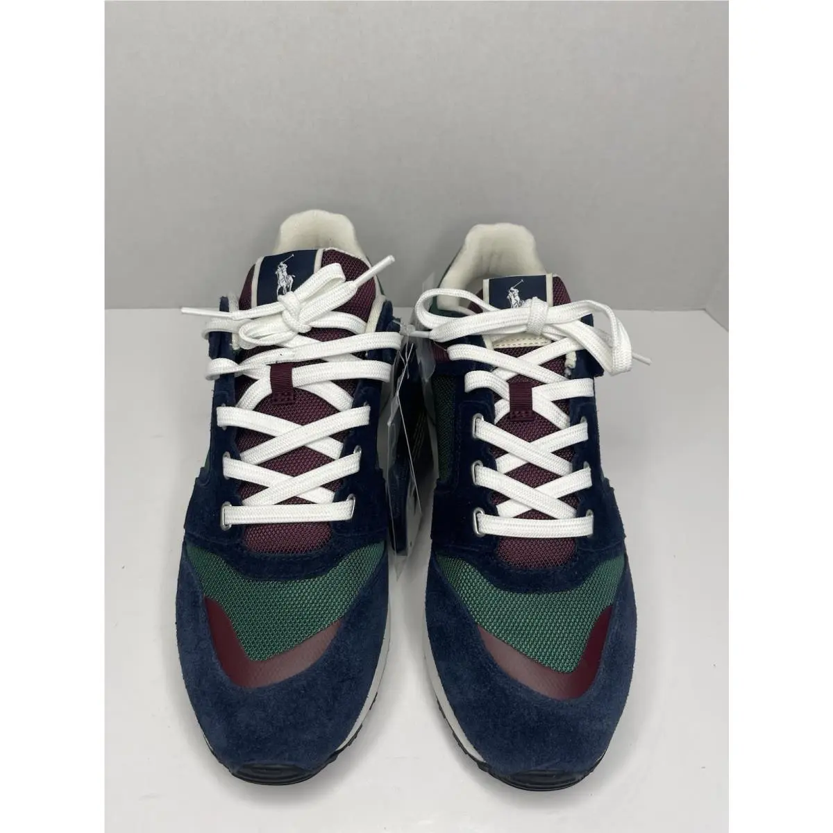 Ralph Lauren shoes - Polo Ralph Lauren Train - Polo Train - Navy Blue/ Green/ Burgundy / White 1