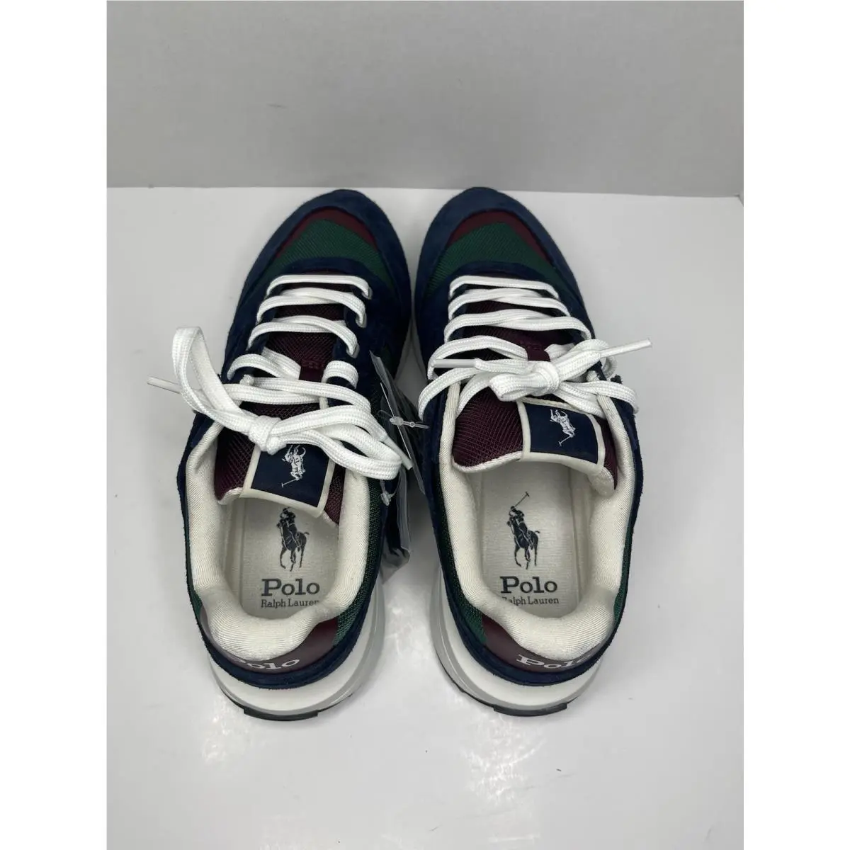 Ralph Lauren shoes - Polo Ralph Lauren Train - Polo Train - Navy Blue/ Green/ Burgundy / White 2