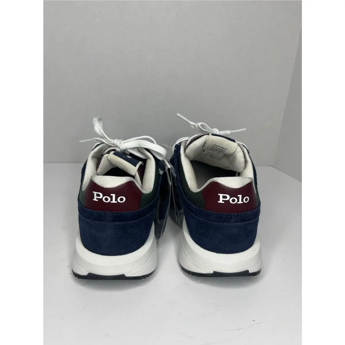 Ralph Lauren shoes - Polo Ralph Lauren Train - Polo Train - Navy Blue/ Green/ Burgundy / White 3