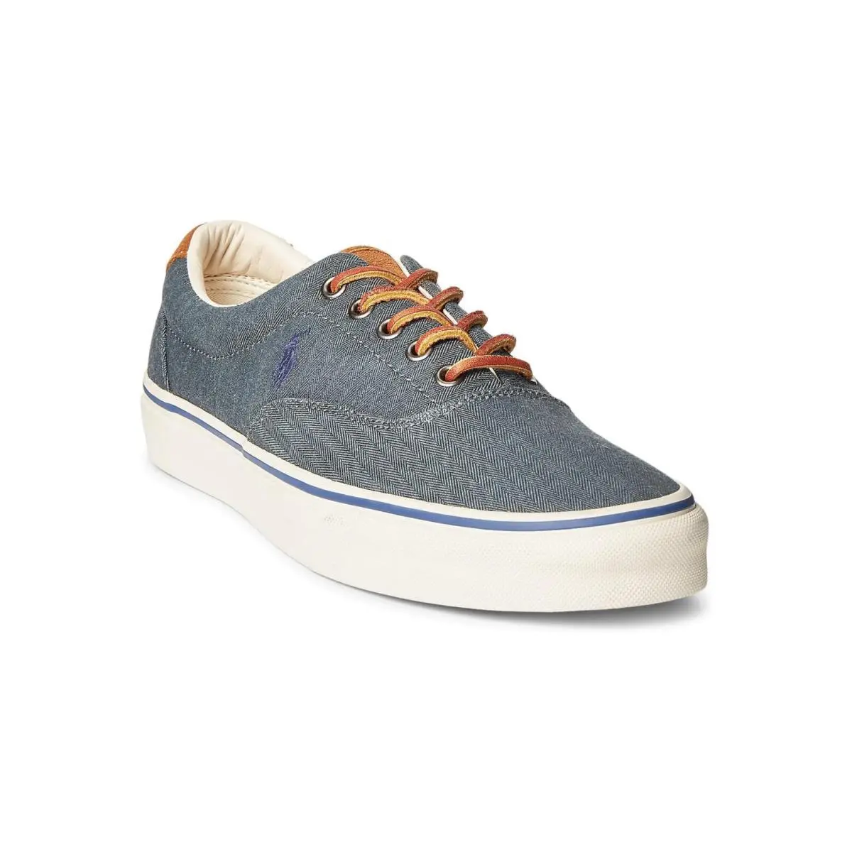 Polo Ralph Lauren Keaton-pony Sneakers Color Denim/newport Navy Size 8D - Denim/Newport Navy