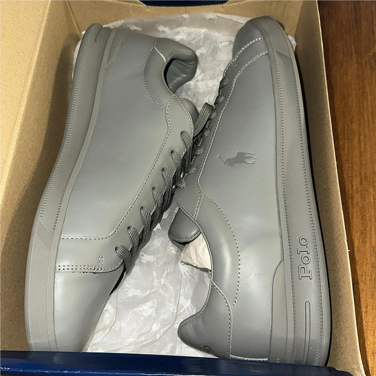 Ralph Lauren shoes - HRT CT II SK ATH - Gray (UPC: 0195167139806) 4