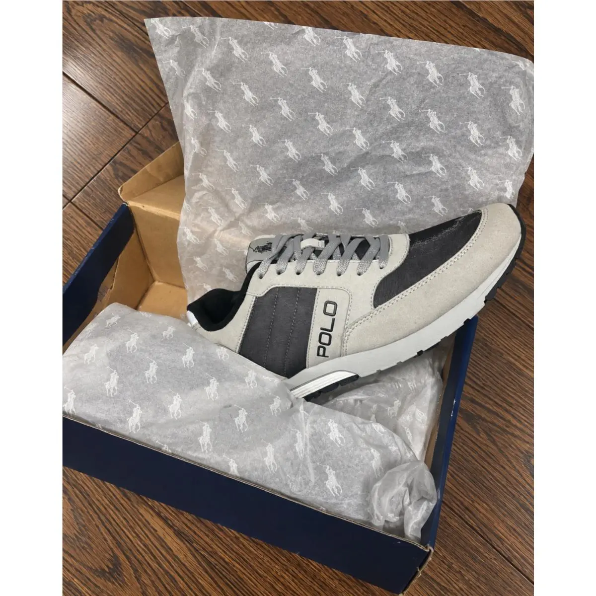 Ralph Lauren shoes - Polo Ralph Lauren Laxman - Polo Laxman - Gray, Black, White 0