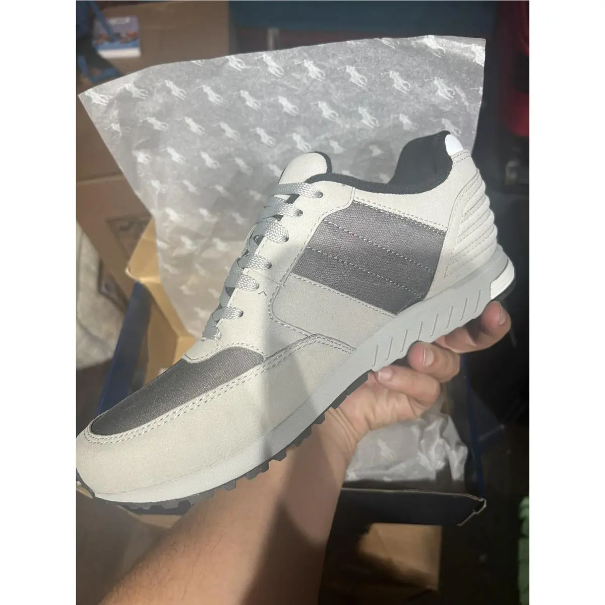 Ralph Lauren shoes - Polo Ralph Lauren Laxman - Polo Laxman - Gray, Black, White 3