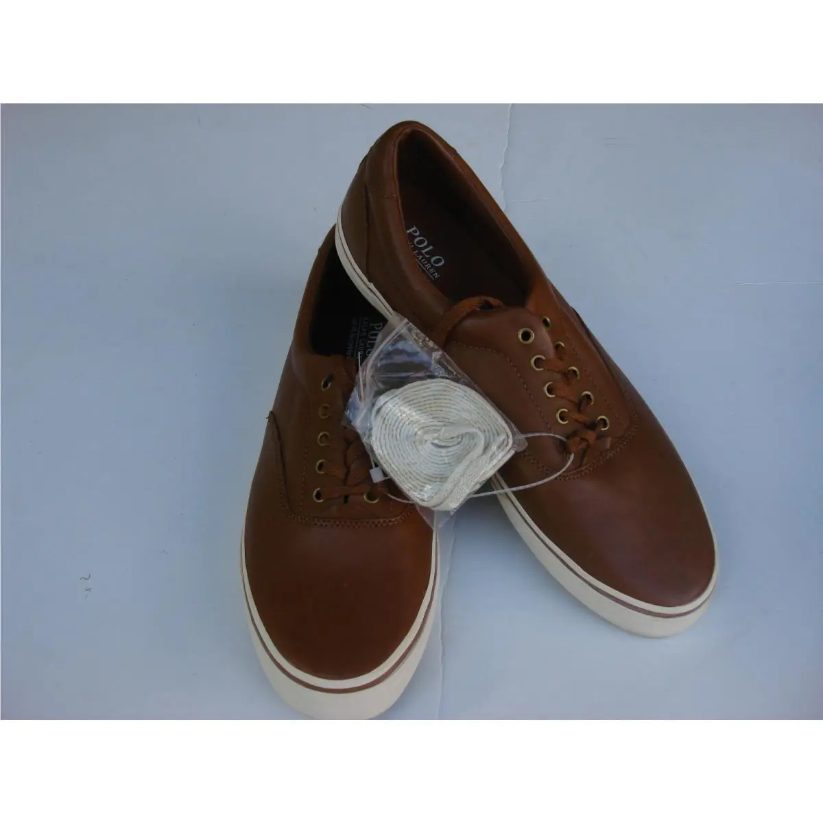 Ralph Lauren shoes - THORTON - THORTON - BROWN LEATHER ( BOAT SHOE ) 2