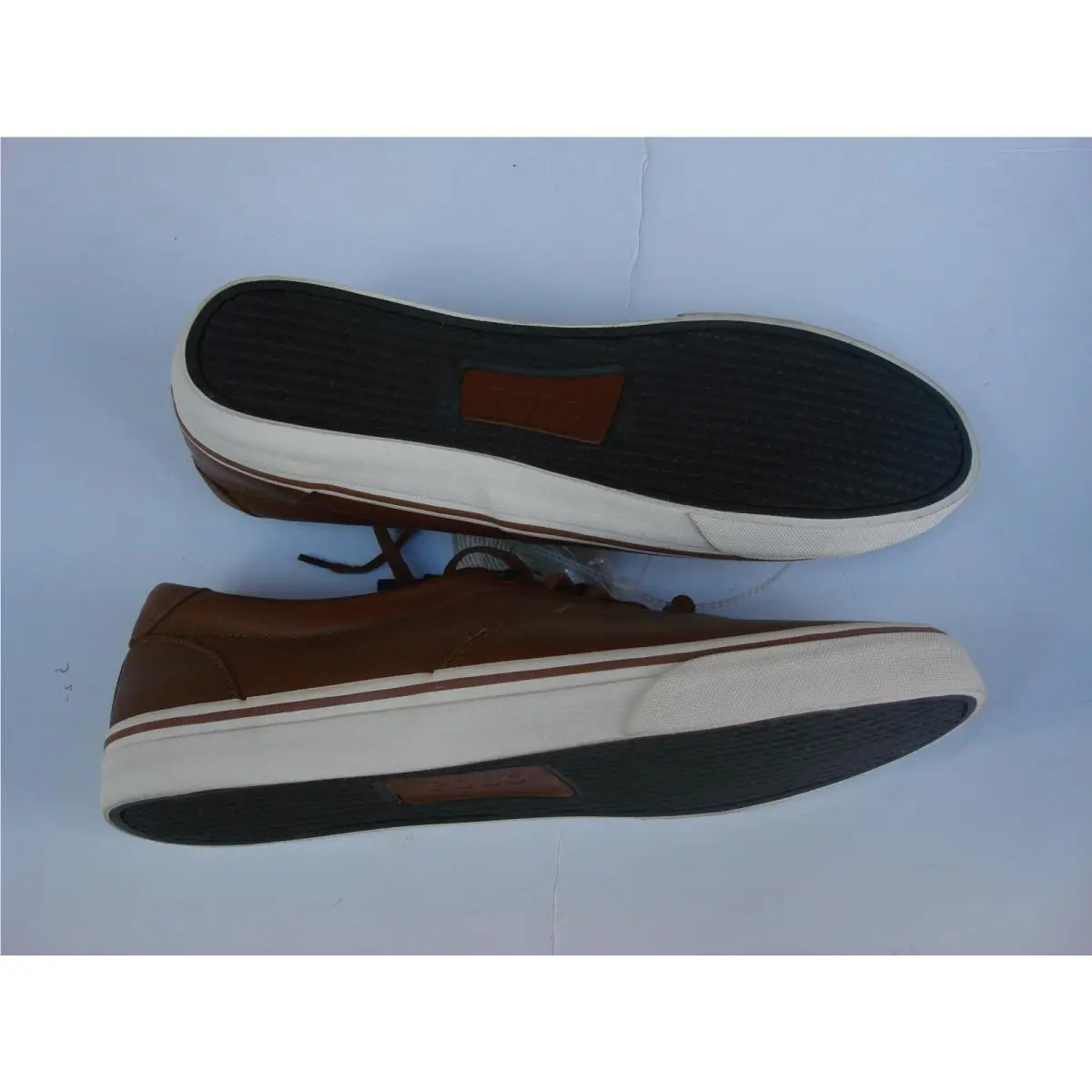 Ralph Lauren shoes - THORTON - THORTON - BROWN LEATHER ( BOAT SHOE ) 3