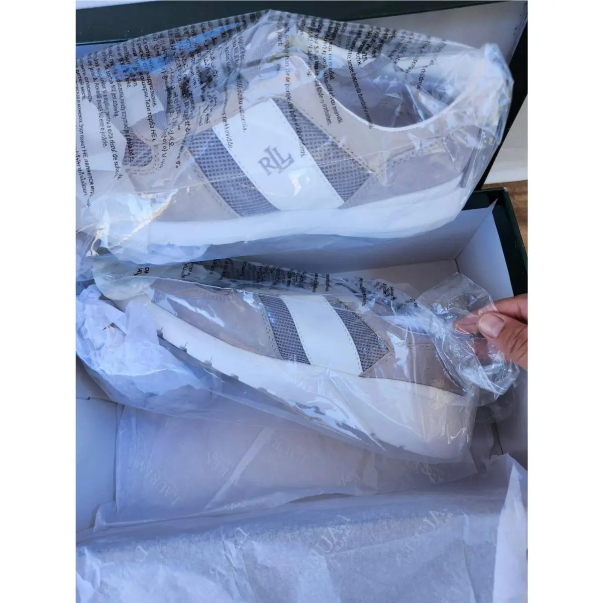 Ralph Lauren shoes - Lauren Ralph Lauren JAY-SK - Lauren - JAY-SK-ATH - Gray White 0