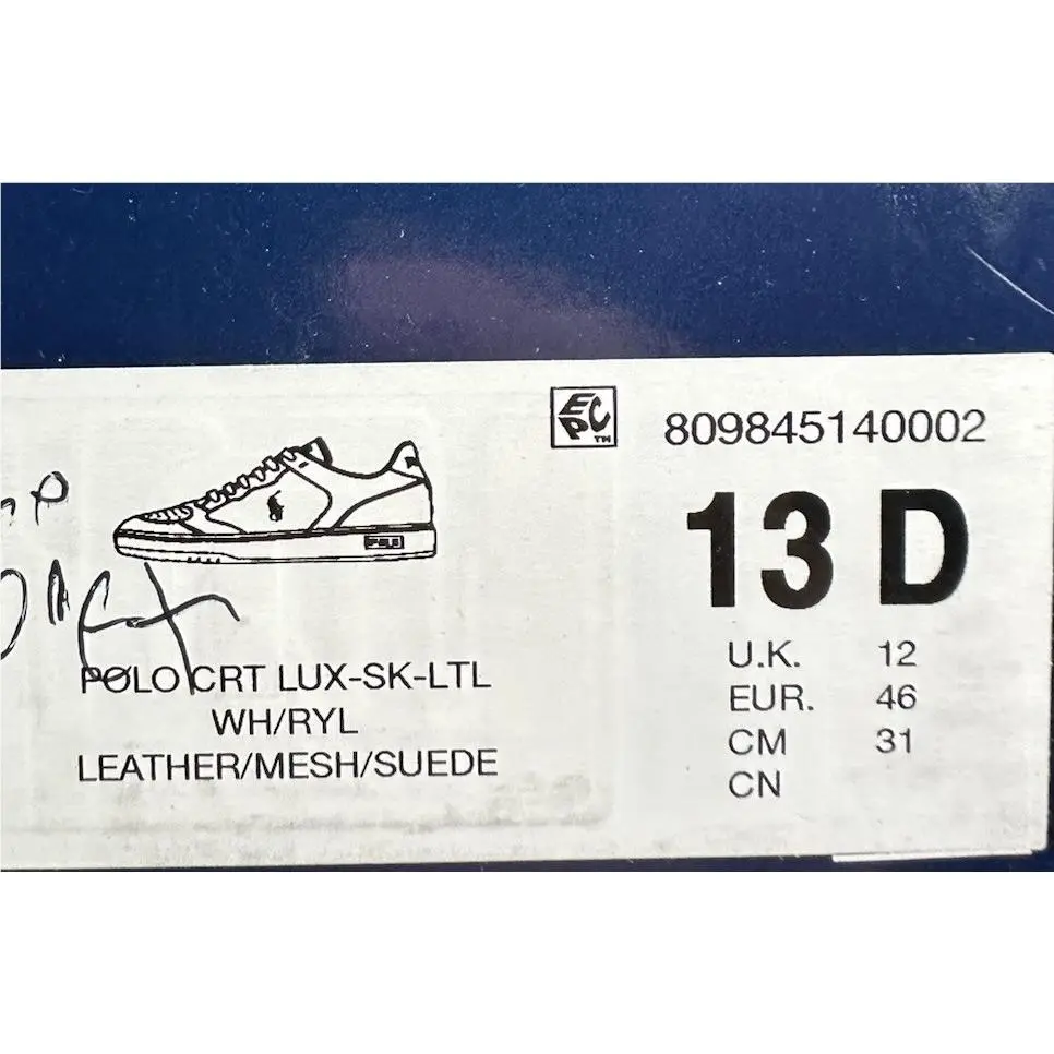 Ralph Lauren shoes - Polo Ralph Lauren Court Lux - White 7