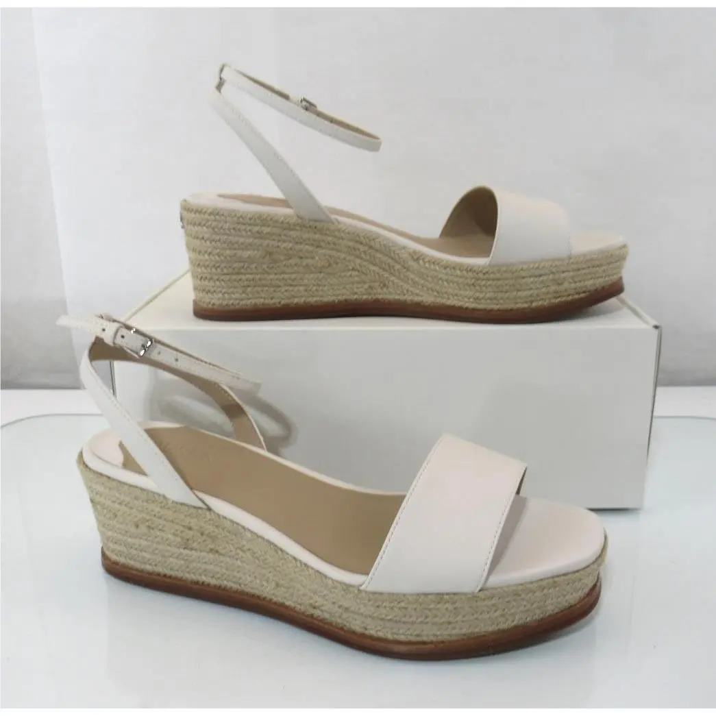 Ralph Lauren shoes - Lauren Ralph Lauren Leona Espadrille Wedge - 802935632002 - White (UPC: 197205082853) 1