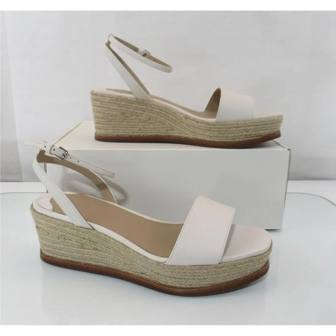 Ralph Lauren shoes - Lauren Ralph Lauren Leona Espadrille Wedge - 802935632002 - White (UPC: 197205082853) 6