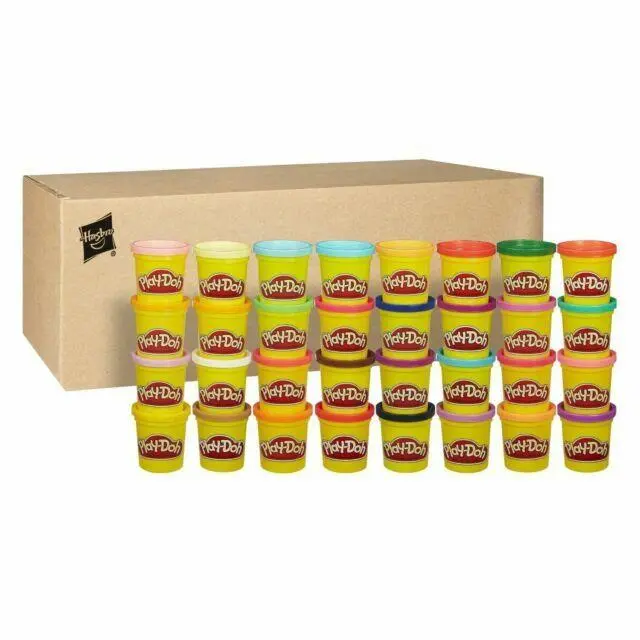Modeling Compound Case of Colors 3 Oz Cans of Assort. Colors Preschool Toys