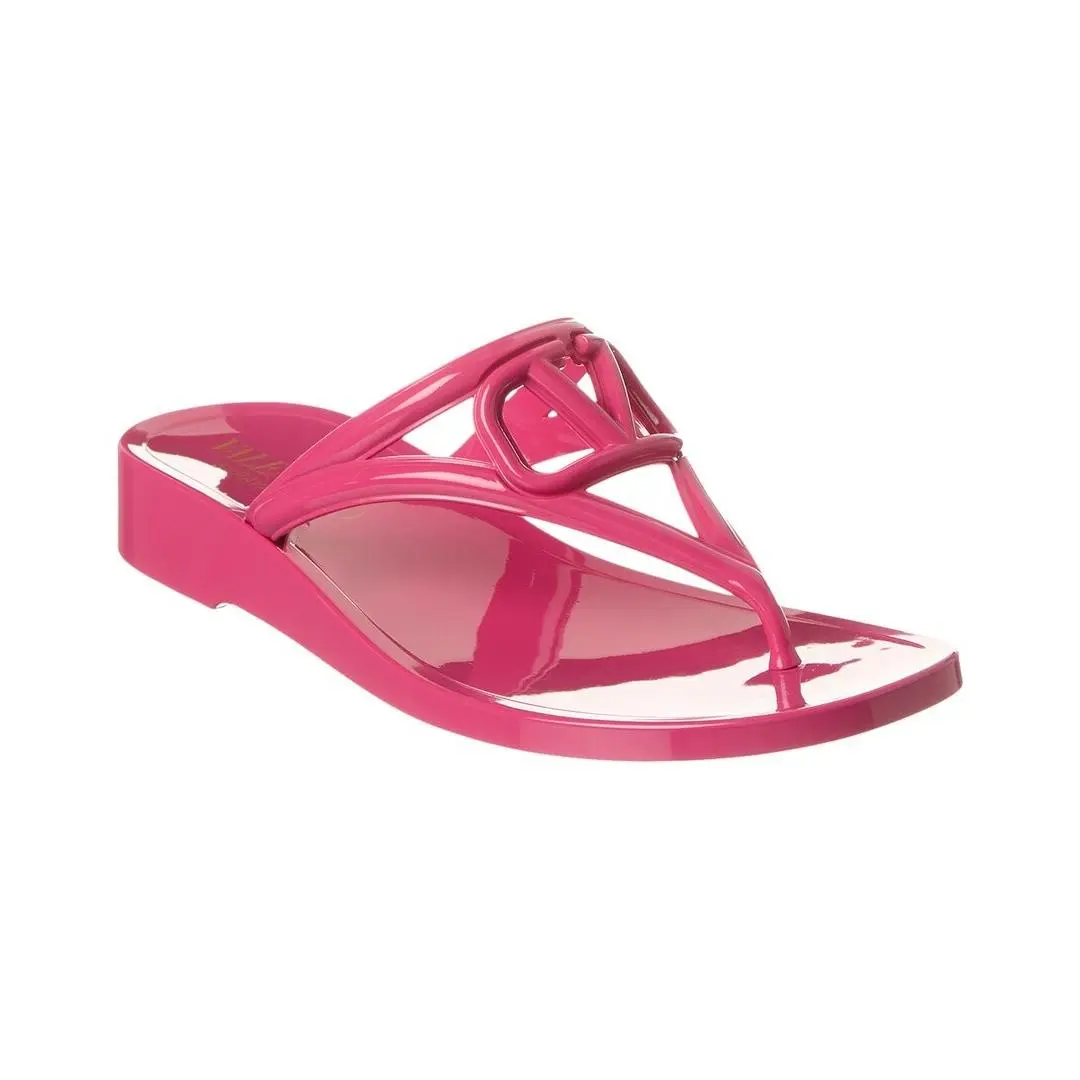 Valentino Vlogo Rubber Sandal Women`s