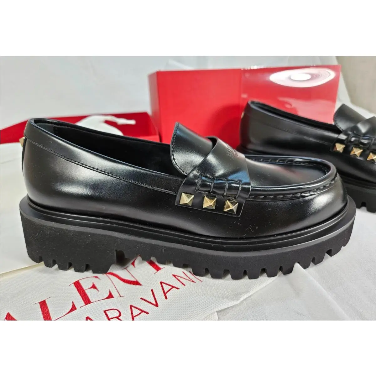 Valentino shoes - Valentino Rockstud - Rockstud - 3W0S0HW9AWE - Black (UPC: 8052962383945) 6