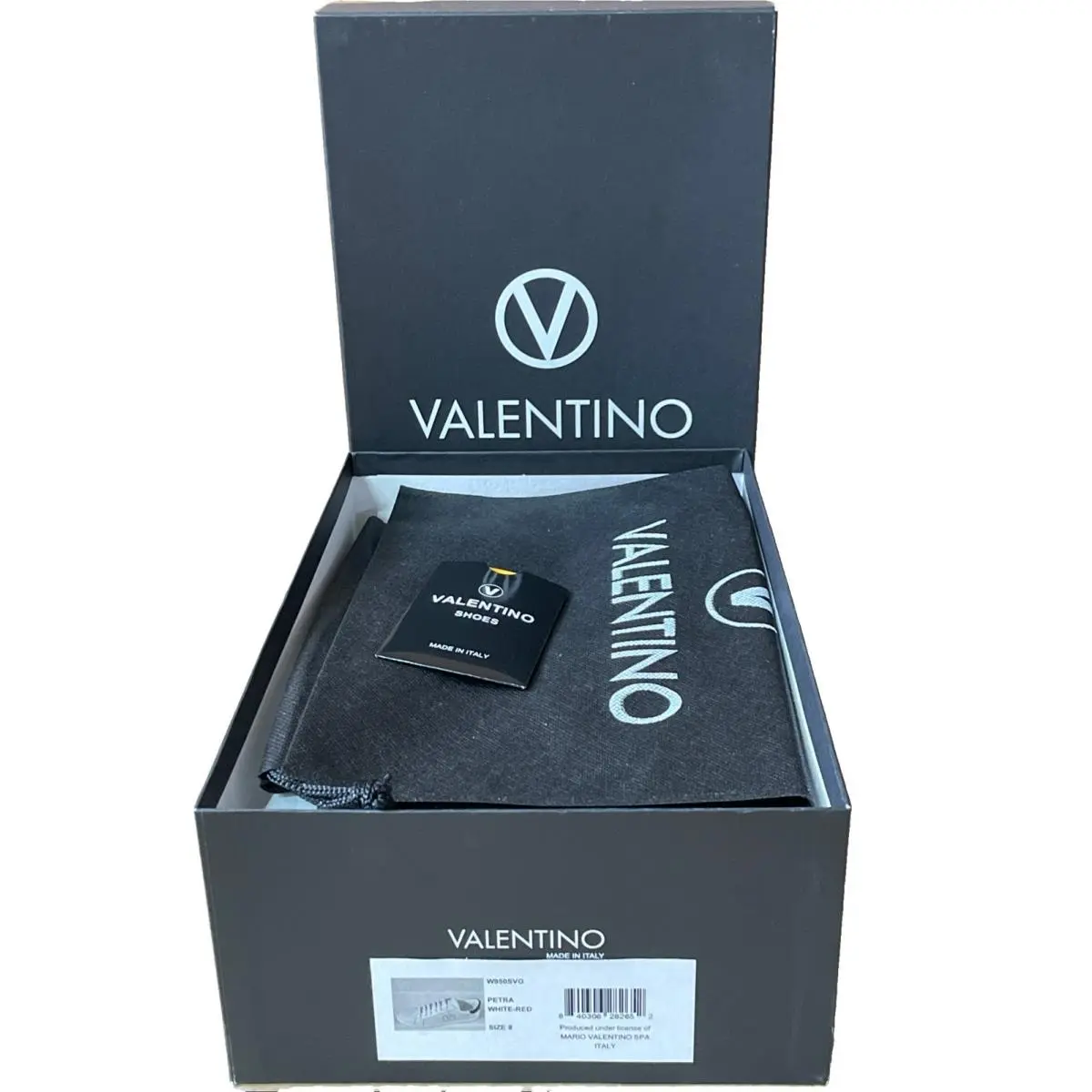 Valentino shoes - Mario Valentino Petra White-Red Sneaker W950SVG - W6098LTH8 WGD - White & Red (UPC: 0840306282652) 11