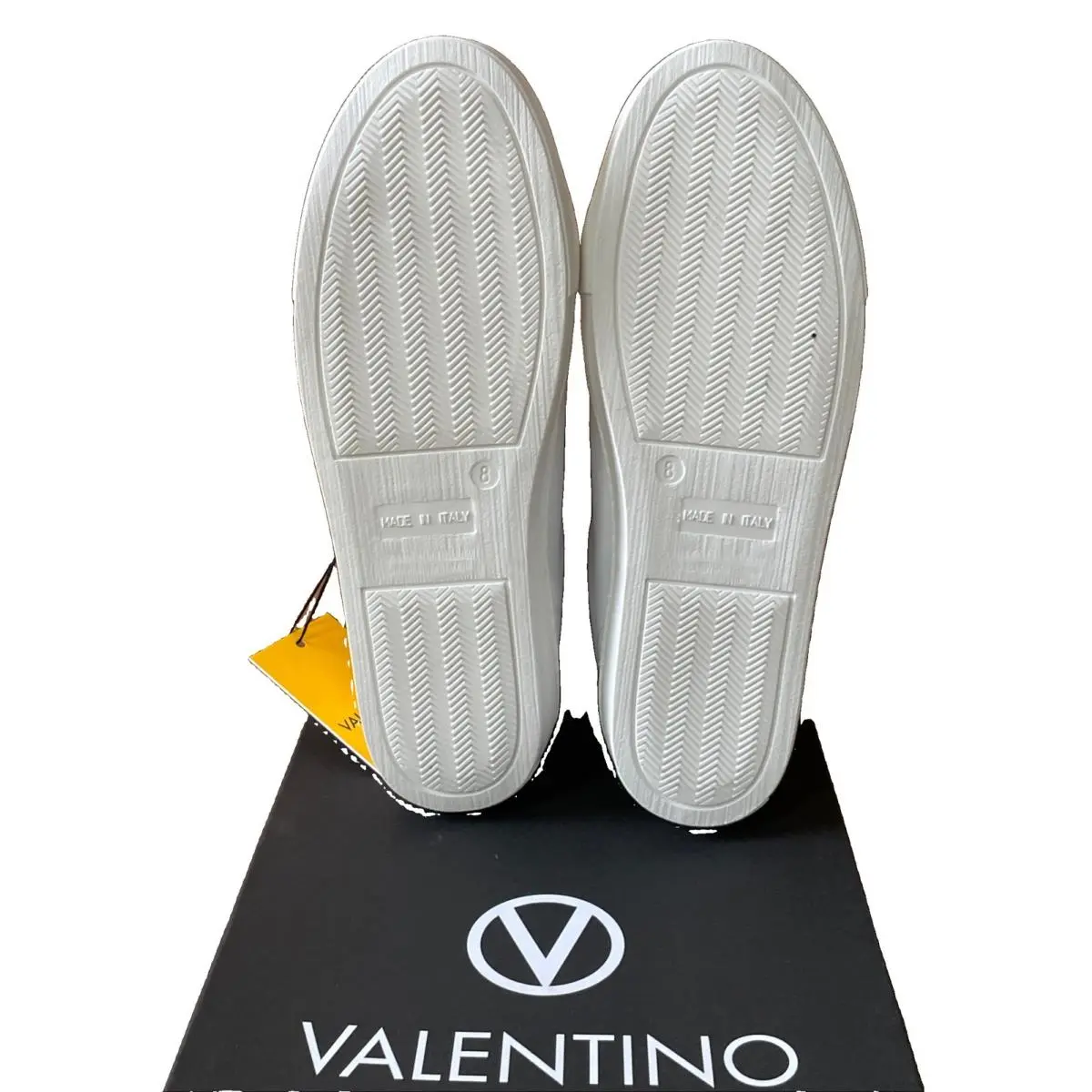 Valentino shoes - Mario Valentino Petra White-Red Sneaker W950SVG - W6098LTH8 WGD - White & Red (UPC: 0840306282652) 4