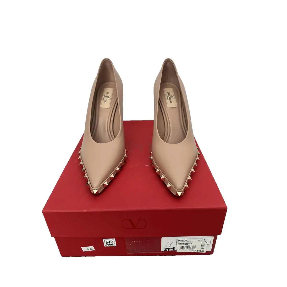 Valentino shoes - Rockstud - Rockstud - 3W0S0HX8RPX - Rose Canne (UPC: 8052962388377) 0