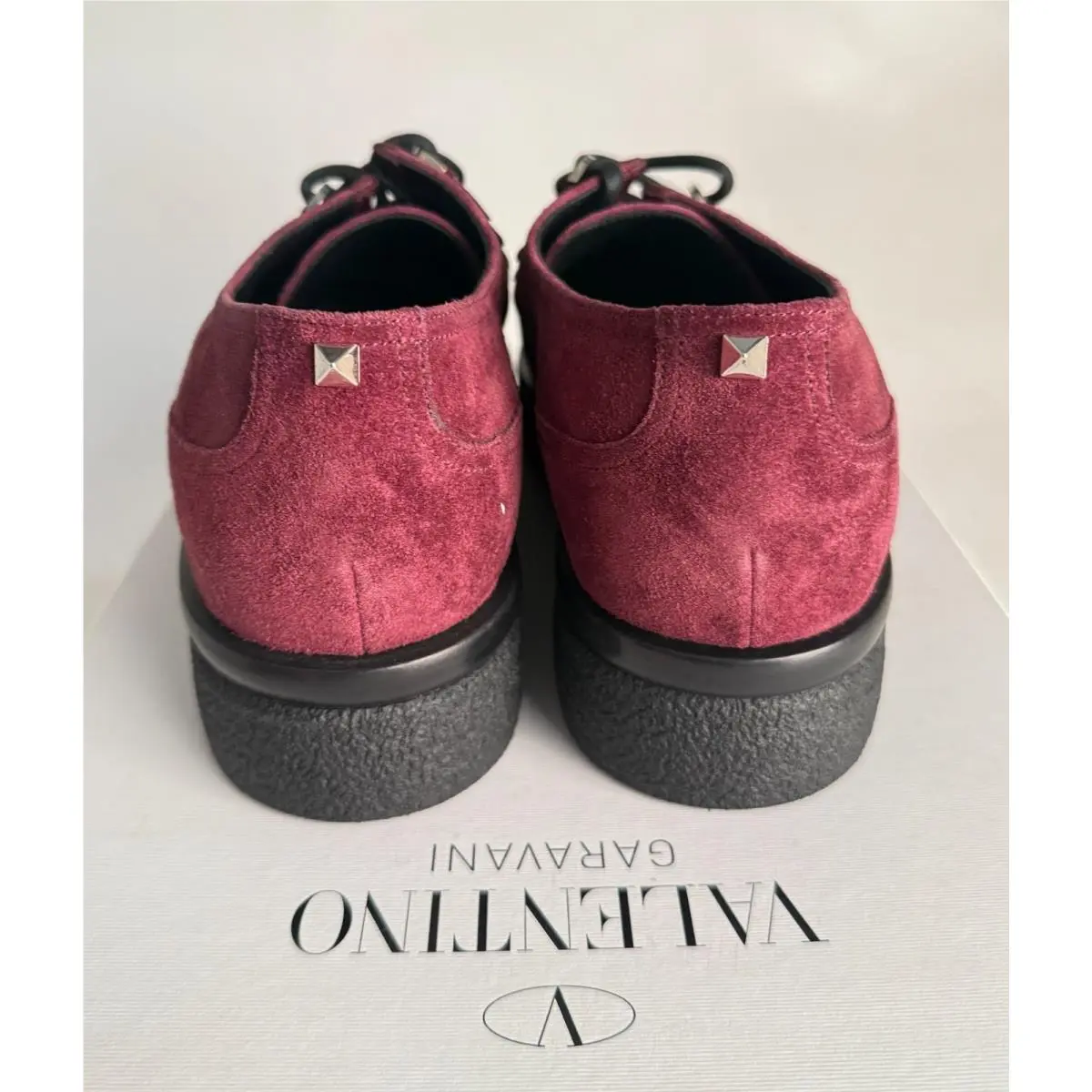 Valentino shoes - Valentino Garavani NY2S0A14 BIV - Garavani BIV - NY2S0A14 BIV U26 - Maroon (UPC: 8056687615275) 7