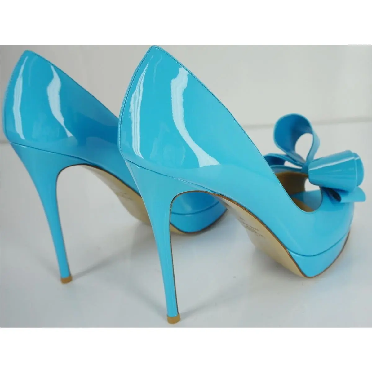 Valentino shoes - Platform Bow Toe - Platform Bow Toe - Blue - Blue (UPC: 8051498772131) 4
