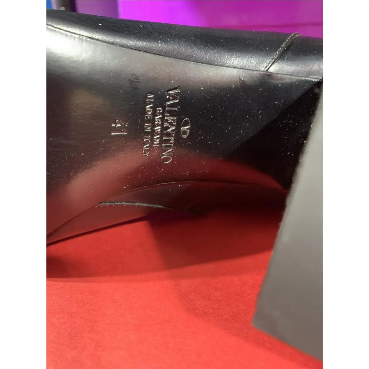 Valentino shoes - Valentino Garavani Heritage VLOGO V - Black (UPC: 8056133250821) 10