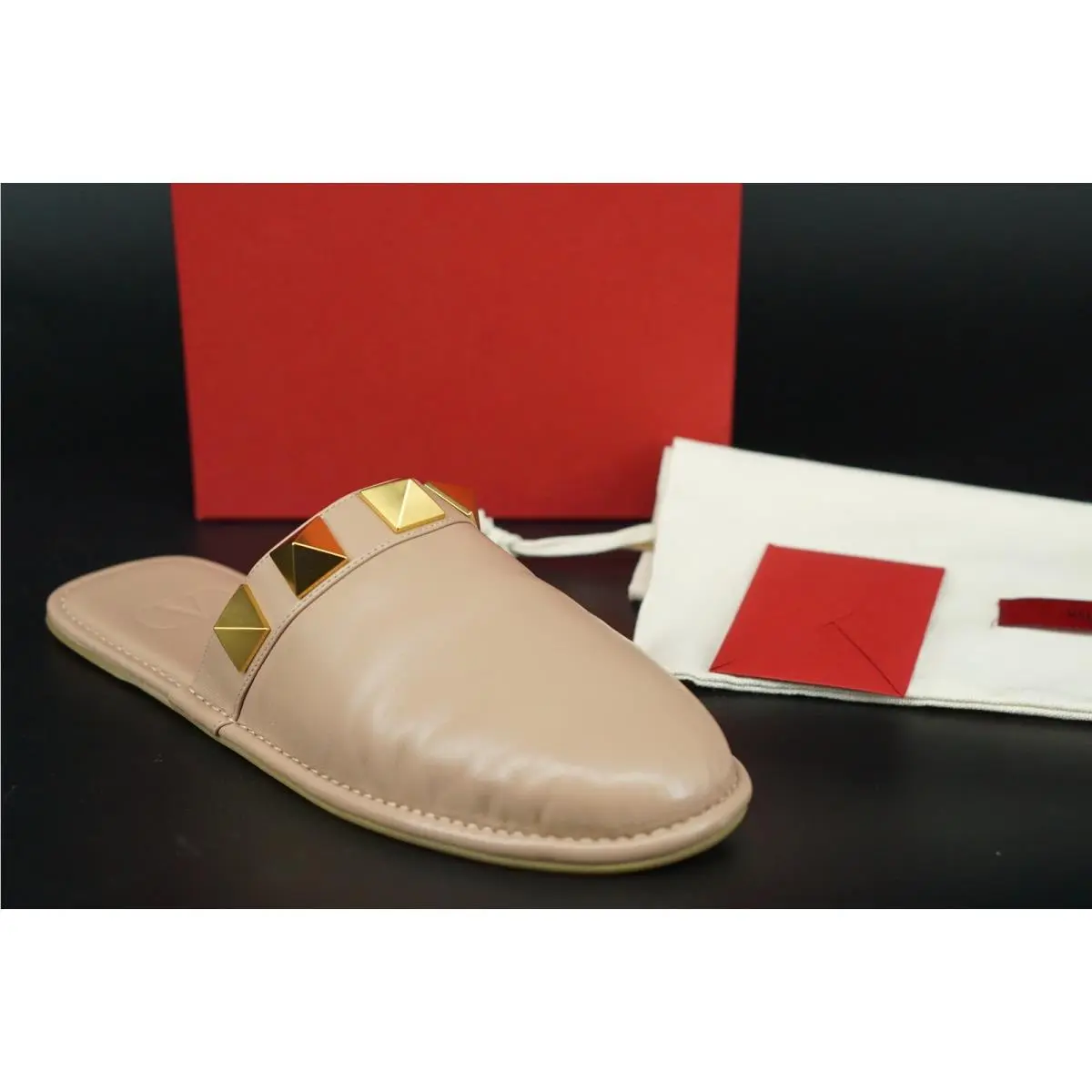 Valentino shoes - Rockstud Slipper - Rockstud Slipper - Rose - Beige, Manufacturer: GF9 Rose (UPC: 8050943520945) 1