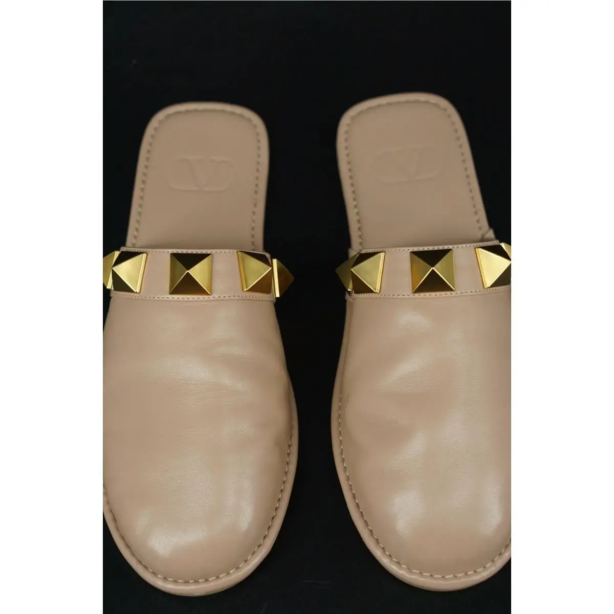 Valentino shoes - Rockstud Slipper - Rockstud Slipper - Rose - Beige, Manufacturer: GF9 Rose (UPC: 8050943520945) 2