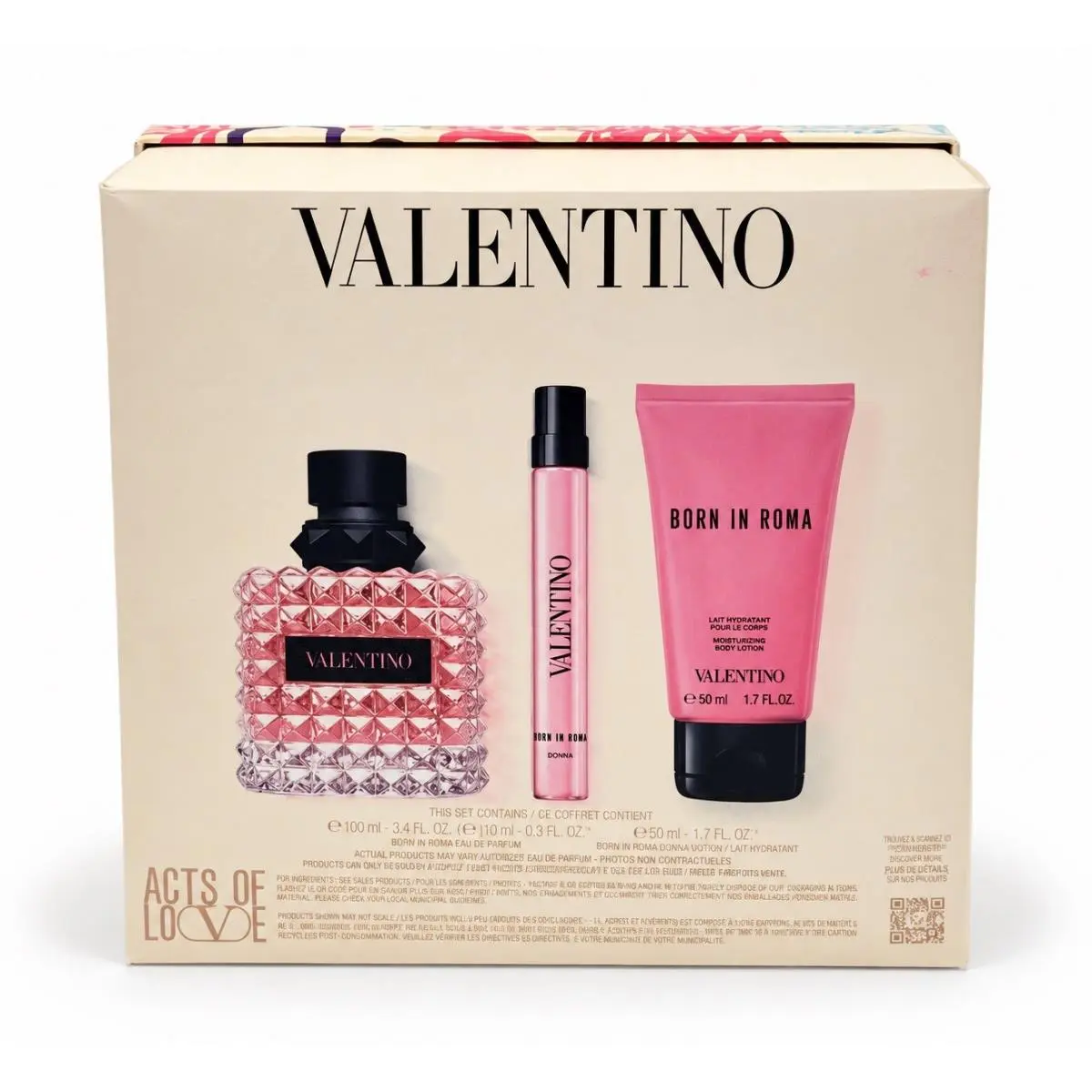 Born In Roma 3pc Gift Set For Women by Valentino
