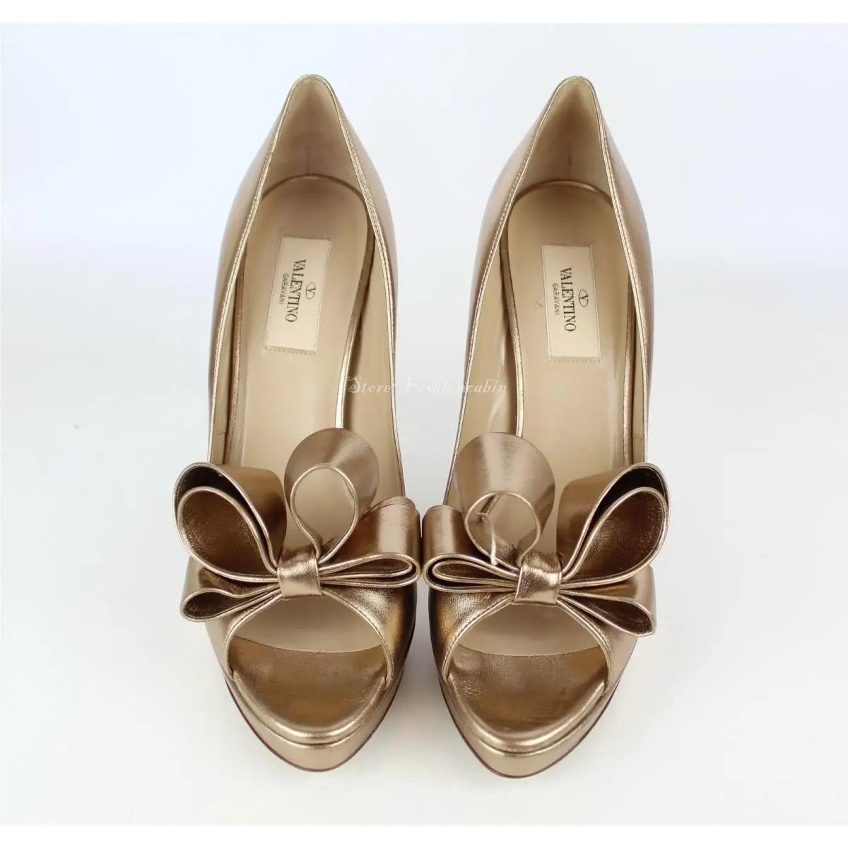 Valentino shoes - Valentino Garavani Bow - Garavani Bow - Bronze 1