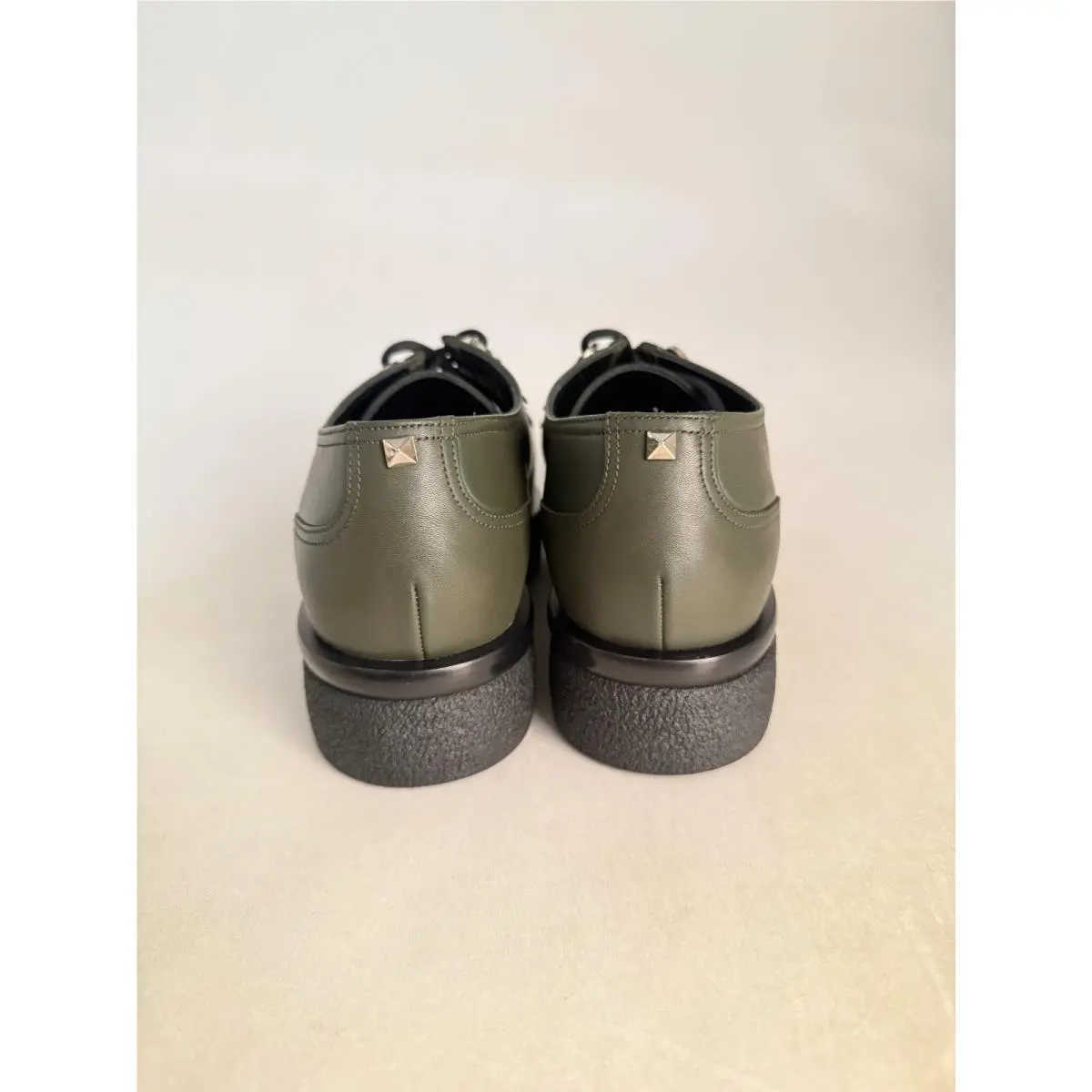 Valentino shoes - Valentino Garavani NY2S0A14 - Garavani - NY2S0A14 CTX H79 - Dark Green/Black Gunmetal Gray (UPC: 8056687615329) 4