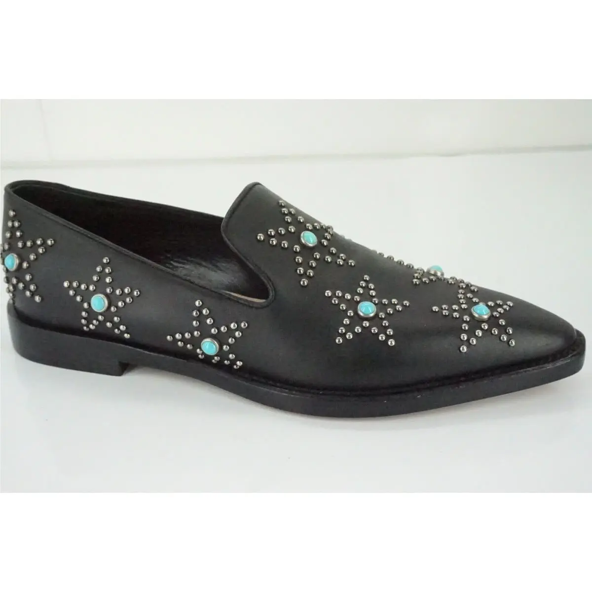 Valentino shoes - 10MM Beatles Star Studded Loafer - Black 184 - Black, Manufacturer: Black 184 (UPC: 8054527845097) 0