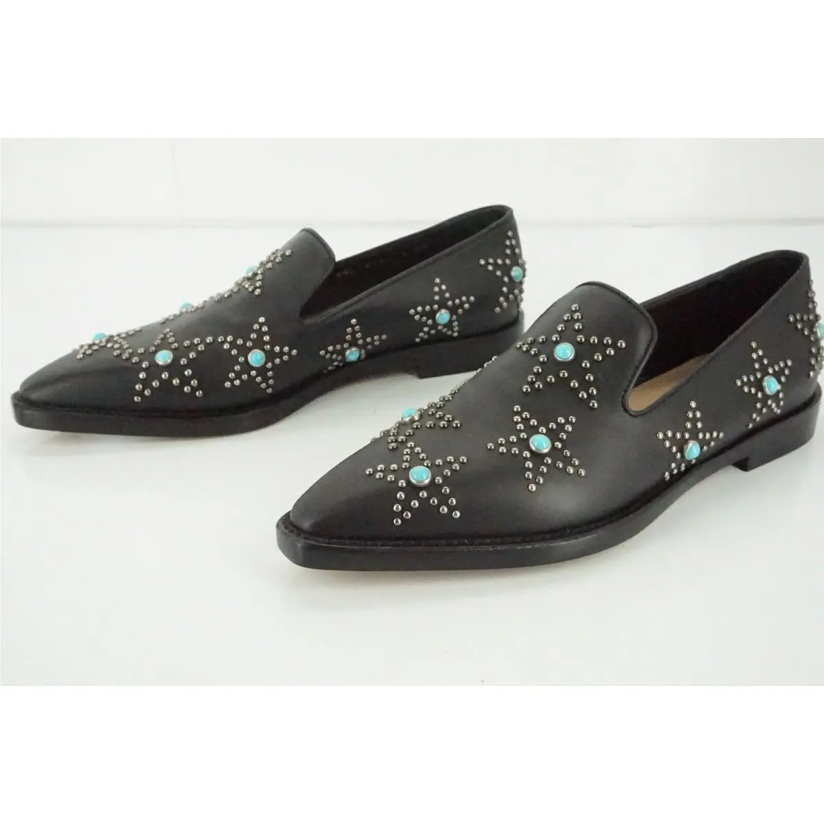 Valentino shoes - 10MM Beatles Star Studded Loafer - Black 184 - Black, Manufacturer: Black 184 (UPC: 8054527845097) 1
