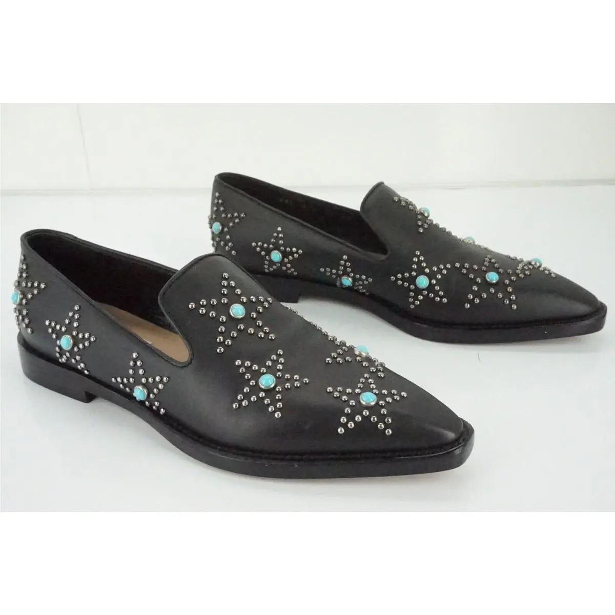 Valentino shoes - 10MM Beatles Star Studded Loafer - Black 184 - Black, Manufacturer: Black 184 (UPC: 8054527845097) 2