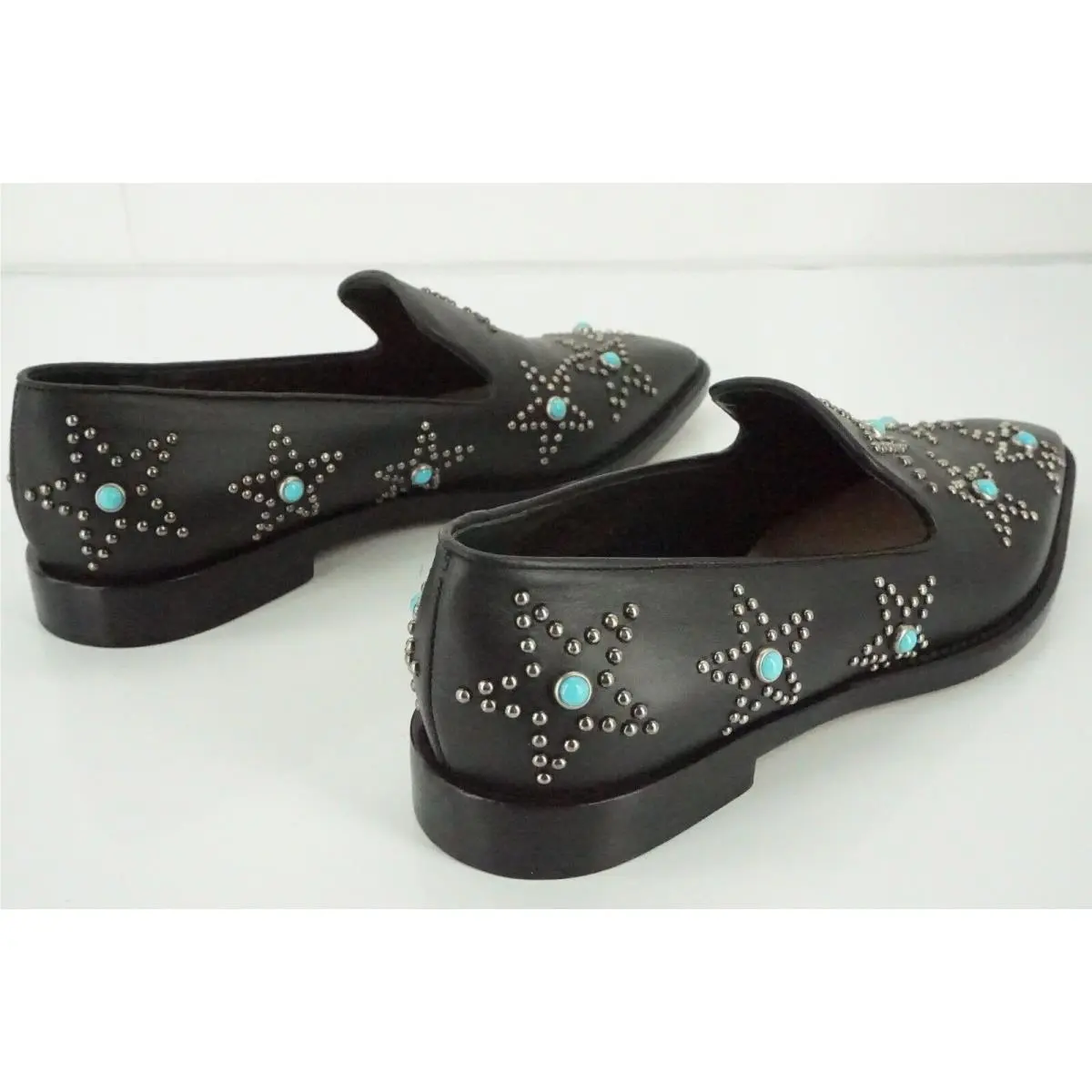 Valentino shoes - 10MM Beatles Star Studded Loafer - Black 184 - Black, Manufacturer: Black 184 (UPC: 8054527845097) 6