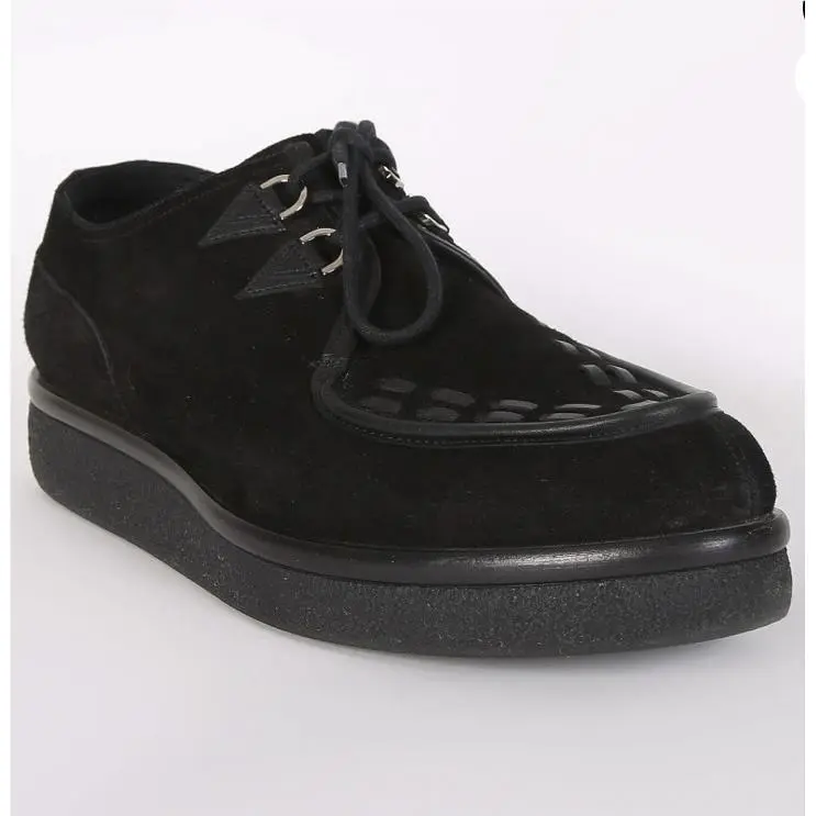 Valentino Garavani NY2S0A14 Biv 0NO Men`s Dress Shoes Rockstud Black Suede Boots