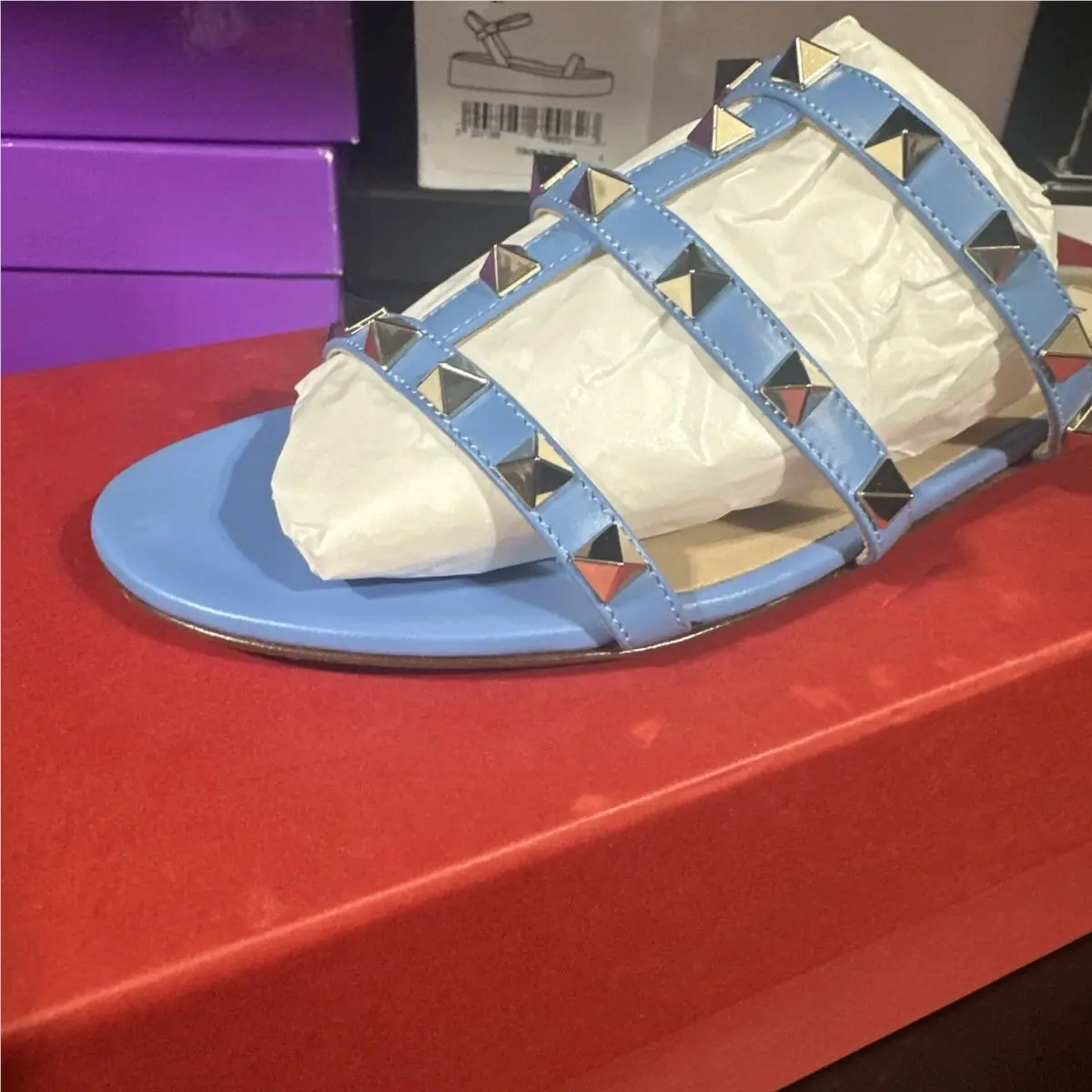 Valentino shoes - Rockstud - Rockstud - Sky Blue (UPC: 8056133808374) 0