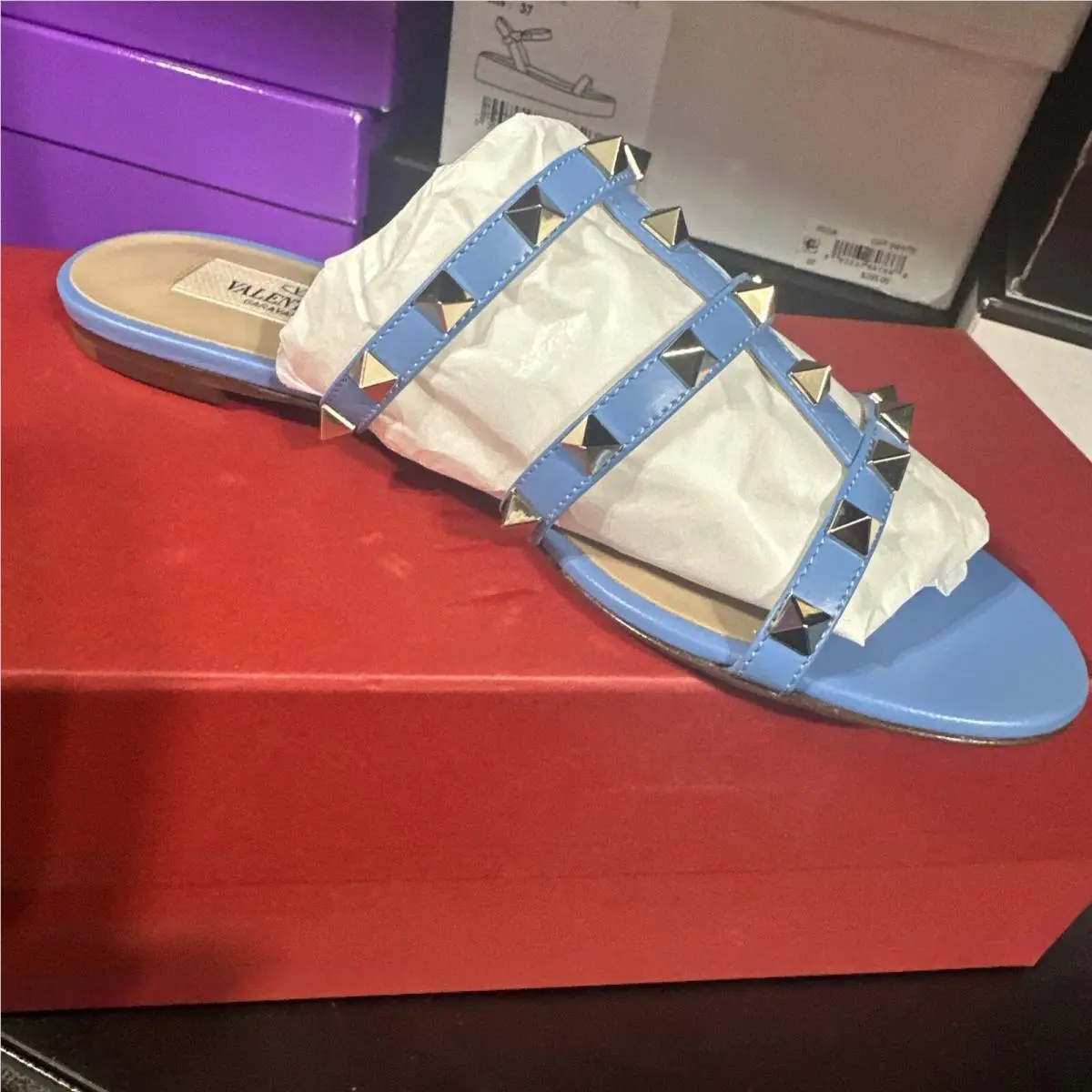 Valentino shoes - Rockstud - Rockstud - Sky Blue (UPC: 8056133808374) 3