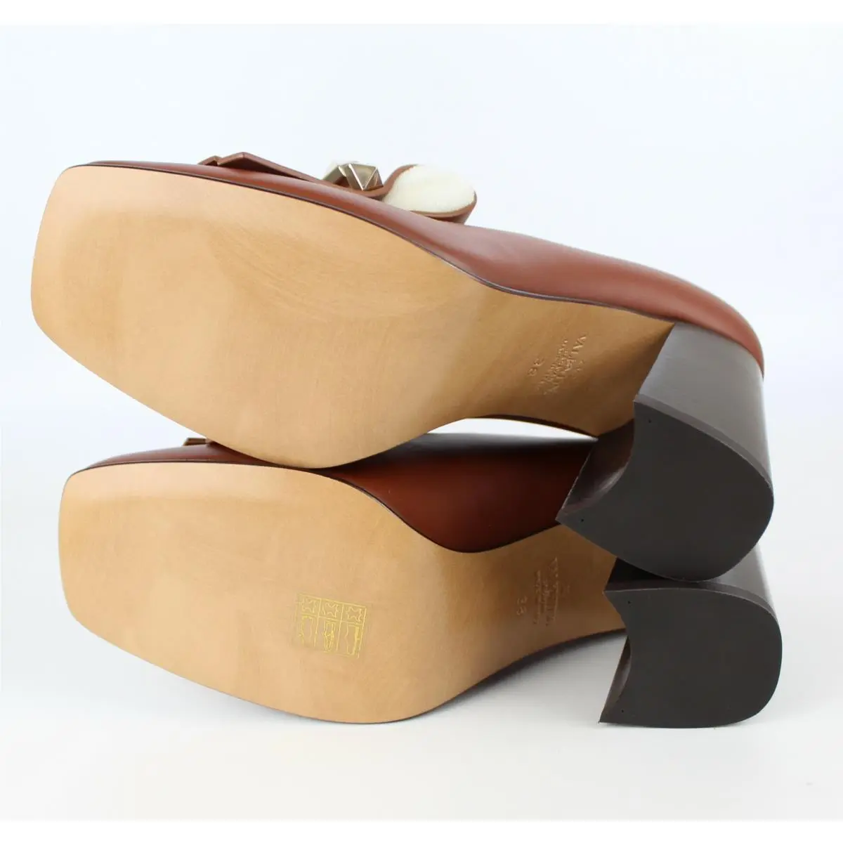 Valentino shoes - Rockstud - Rockstud - Brown 17