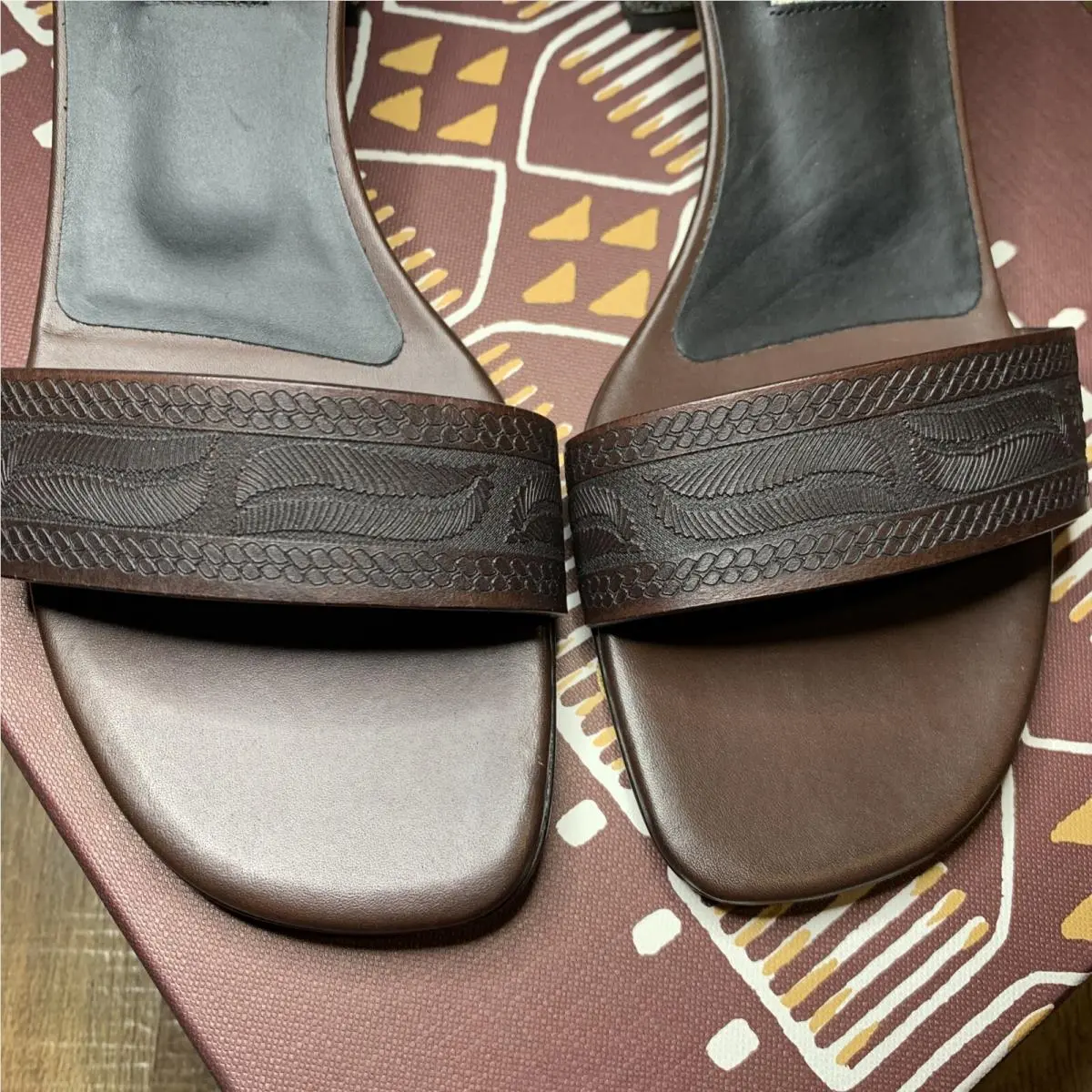 Valentino shoes - Valentino Vachetta Ankle-Cuff - Vachetta - Brown Black (UPC: 8054527517703) 2