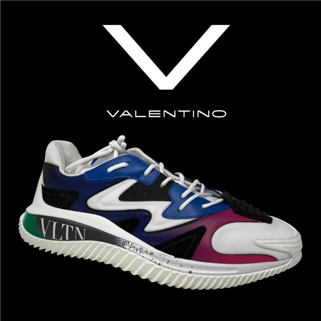 Men`s Valentino Garavani Wade Runner Sneaker Size 8.5 Multi