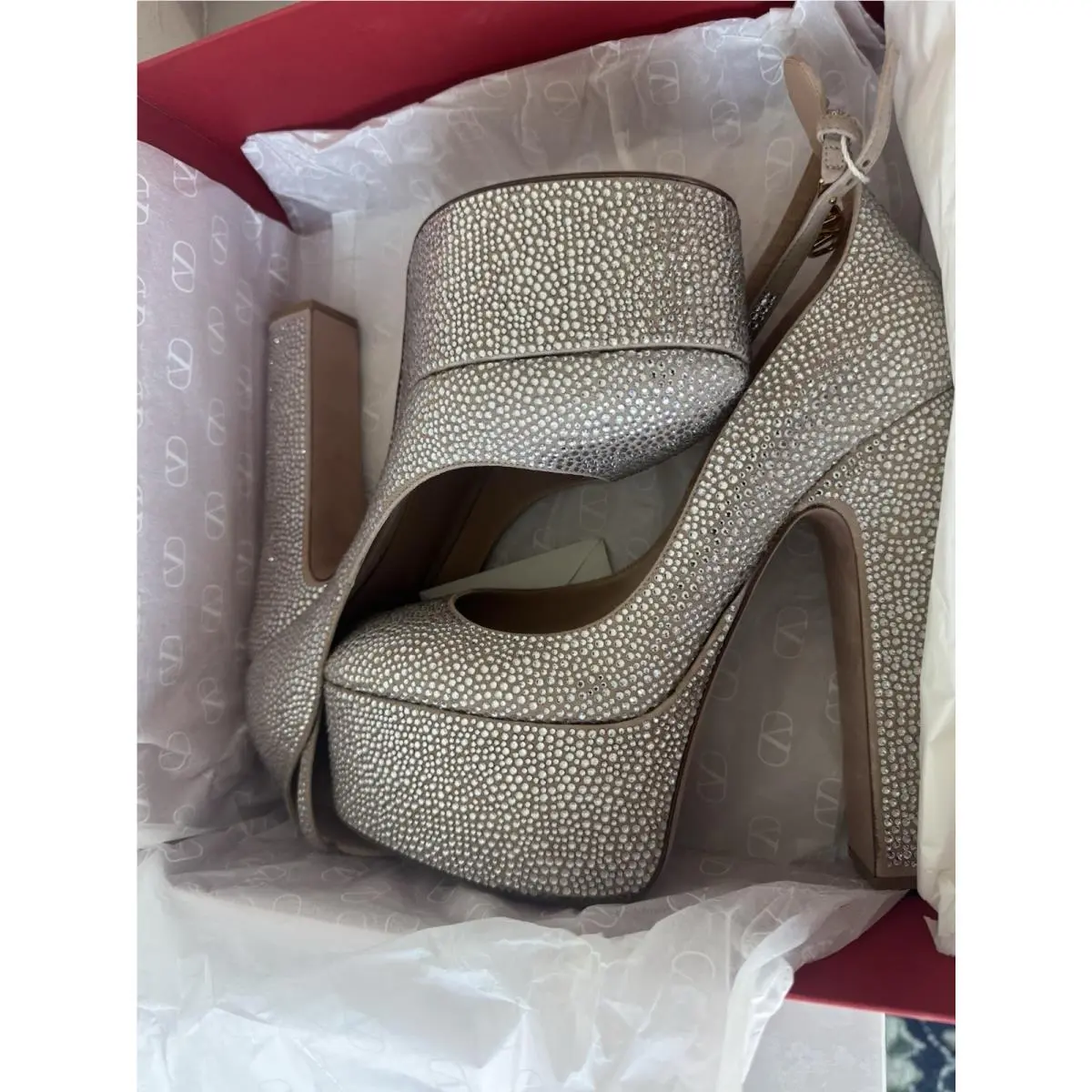 Valentino shoes - Valentino Garavani Tan-Go - Garavani - Crystal 12