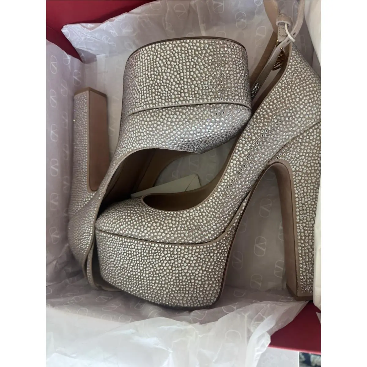 Valentino shoes - Valentino Garavani Tan-Go - Garavani - Crystal 13