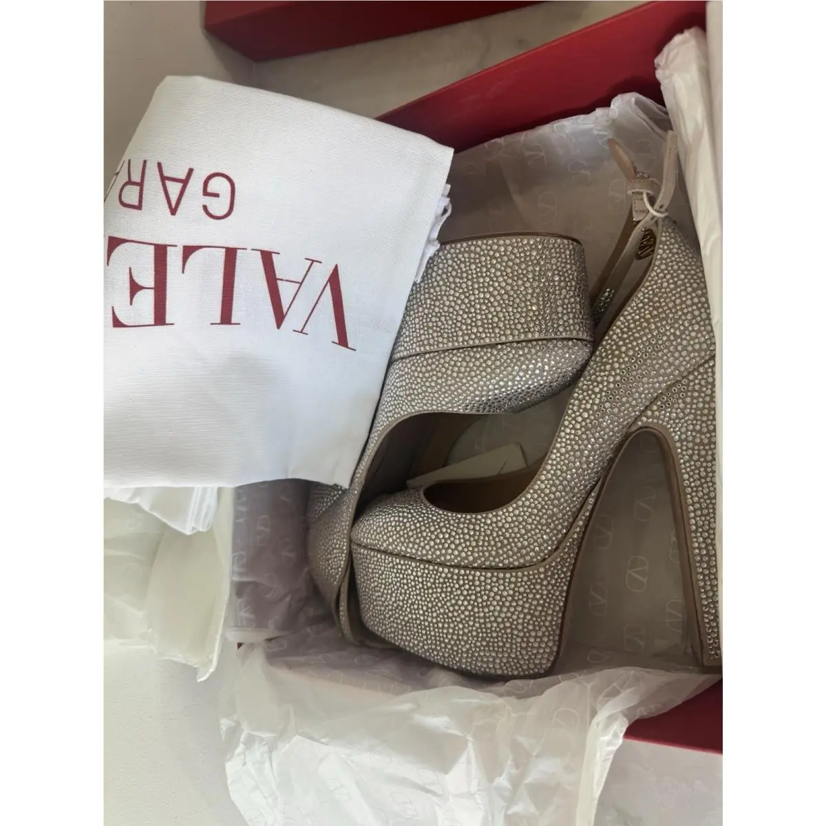 Valentino shoes - Valentino Garavani Tan-Go - Garavani - Crystal 14