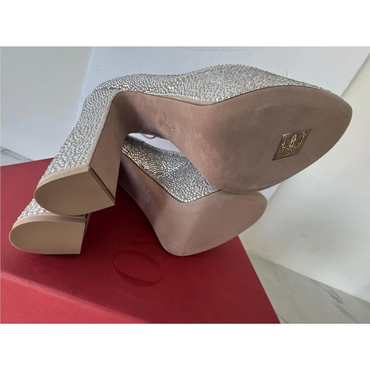 Valentino shoes - Valentino Garavani Tan-Go - Garavani - Crystal 3